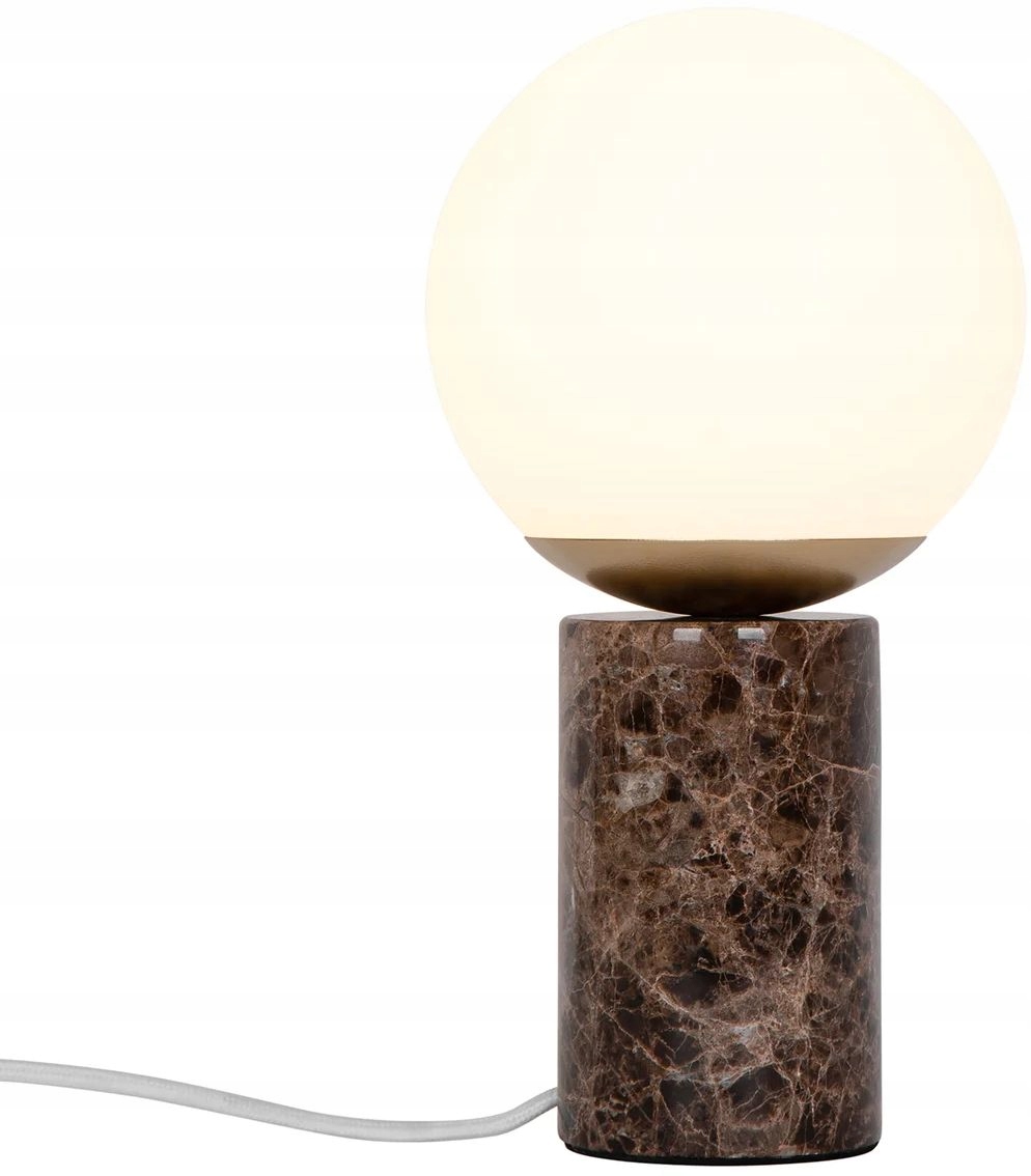 Stolová lampa Lilly mramor hnedá E14 25W max Nordlux