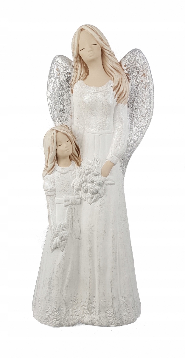 

Figurka Anioł Lukrecja Para Brokatowe Skrzydła