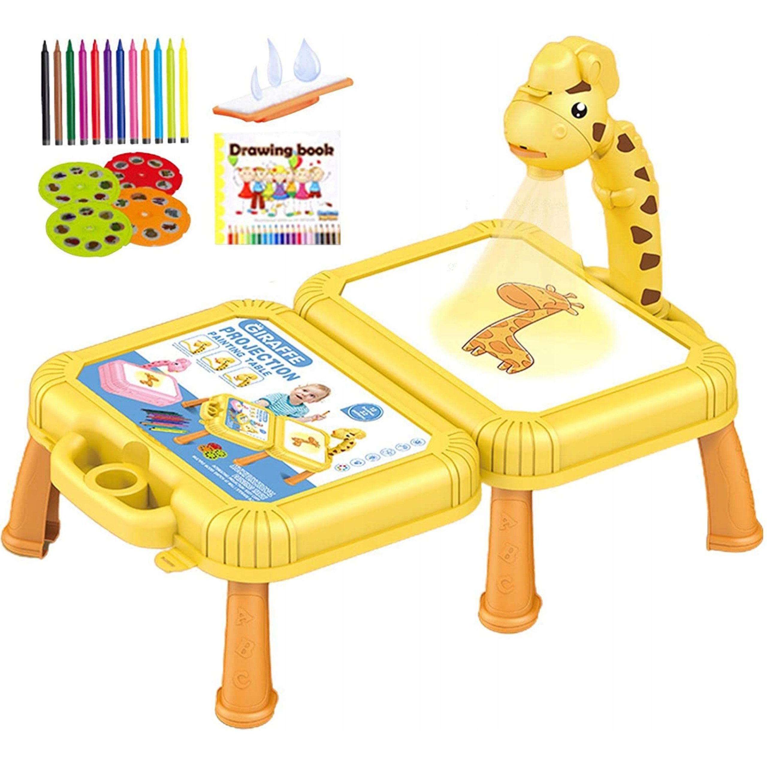 Projektor do rysowania żyrafa stolik walizka 16B EAN (GTIN) 5907508469092