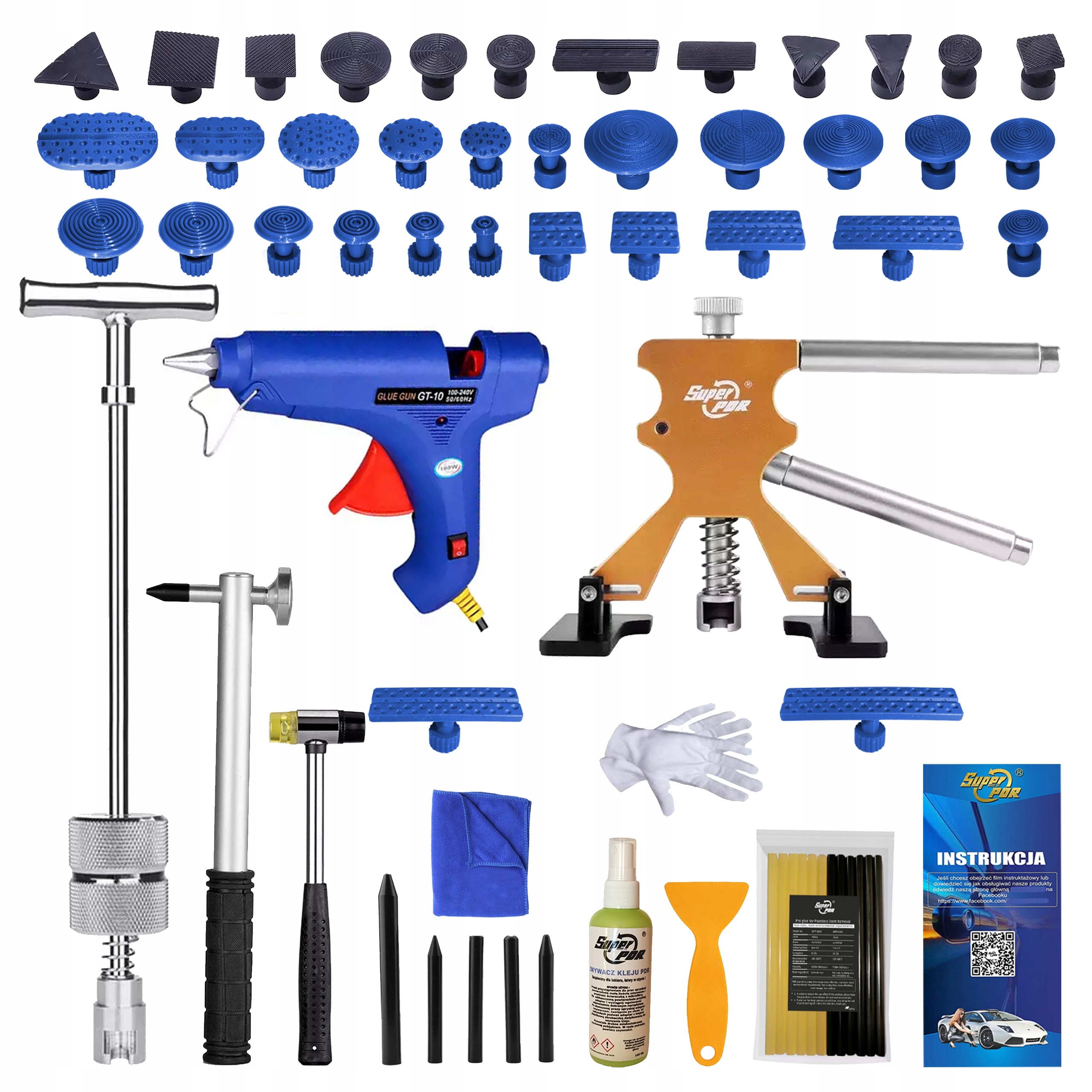 Sada na odstraňování promáčklin Sada pdr Po gradobici Setrvačné kladivo