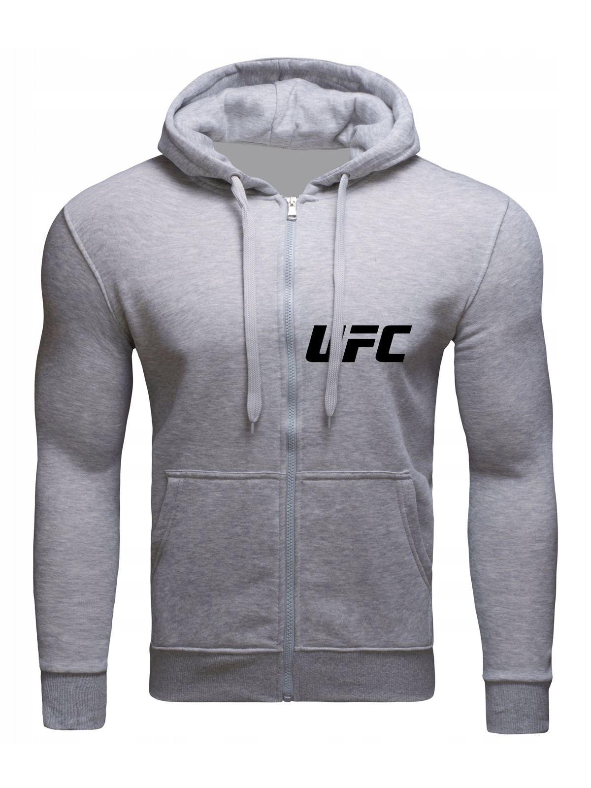 

Bluza Rozpinana Ufc Z Kapturem Szara XXL