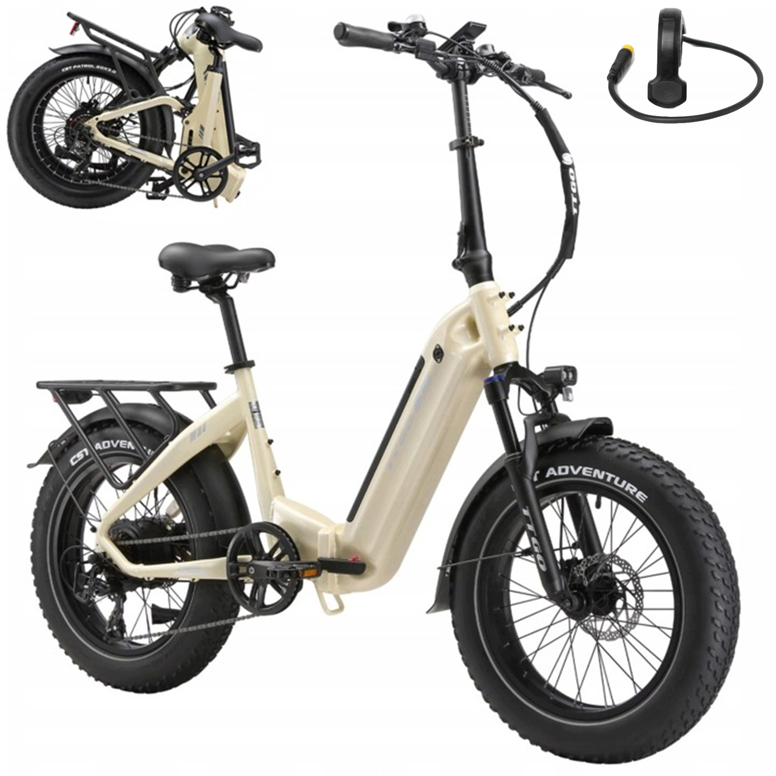 Ttgo F6 Boost Składany elektryczny rower miejski 250W 48V 18AH 25km/h 140km Zasięg H