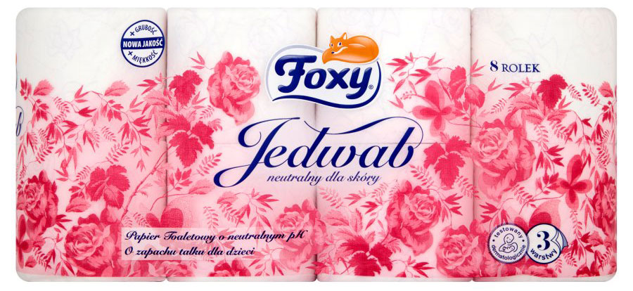 

Foxy Papier Toaletowy o Zapachu Talku 3warst 8 rol