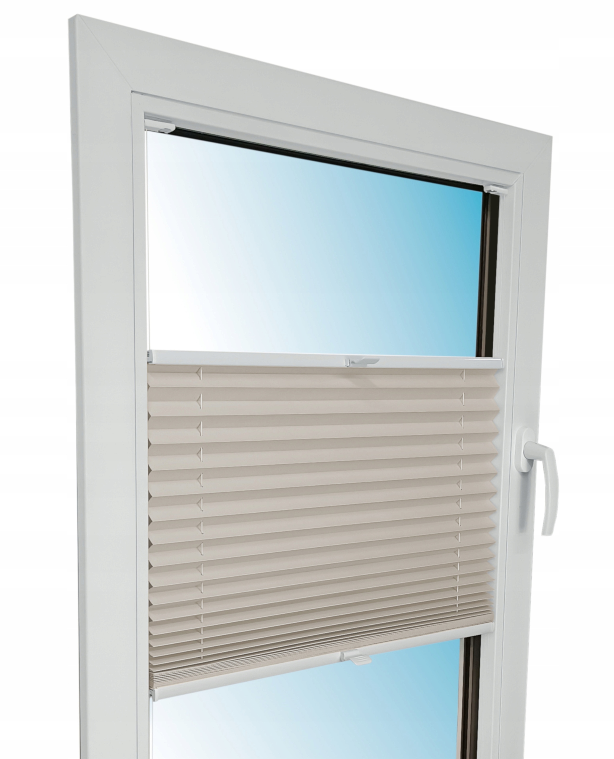 Plisované Plisovaná Roleta Termorolety Na Skle na míru 91x220cm