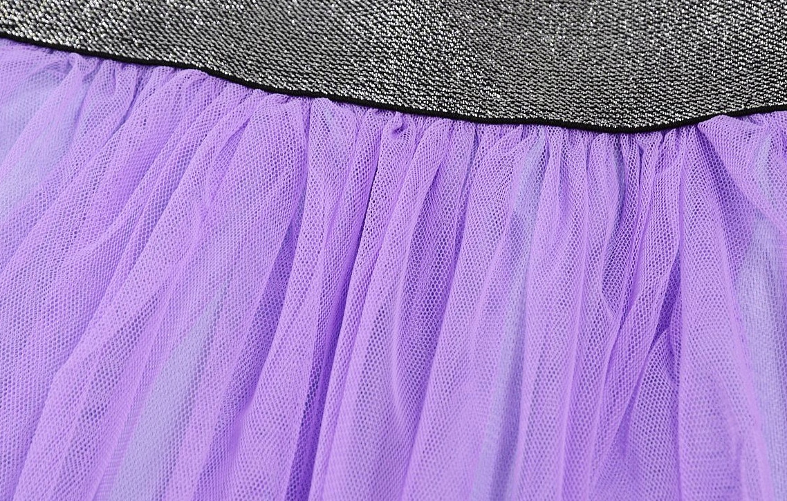 ELEGANCKA SPÓDNICA spódniczka TIULOWA FIOLET 122 H157C Marka Inna marka