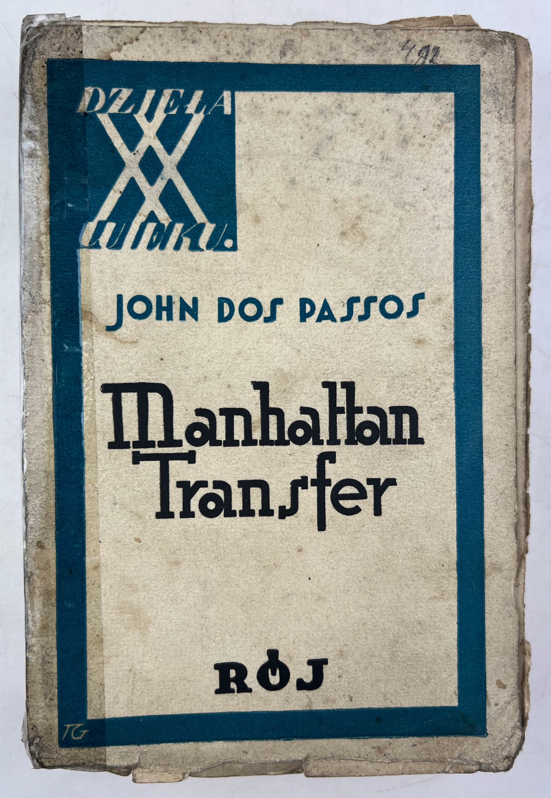 Manhattan Transfer John dos Passos 1 wydanie