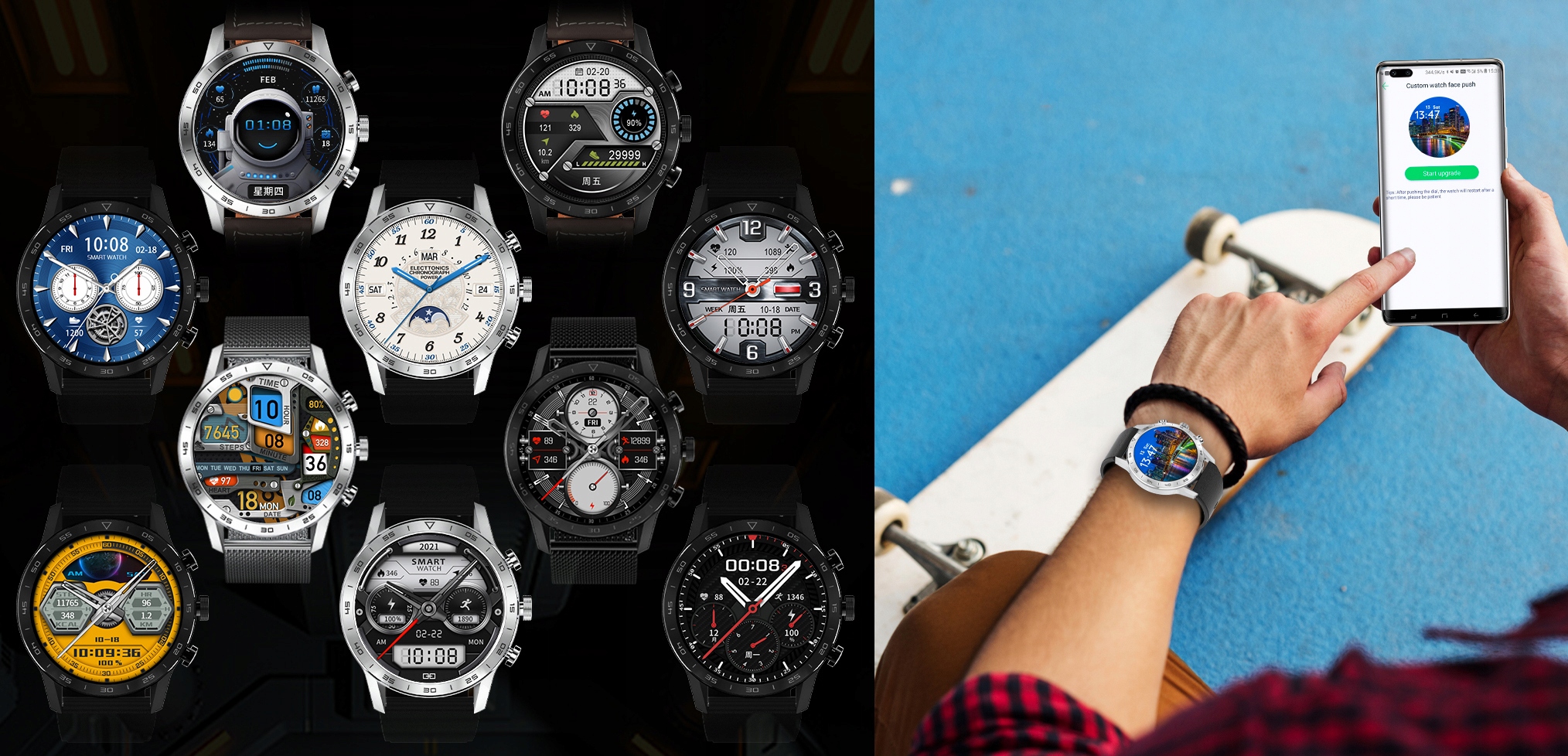 SMARTWATCH MĘSKI ZEGAREK EKG PULS ROZMOWY +2 PASKI Lokalizator GPS nie