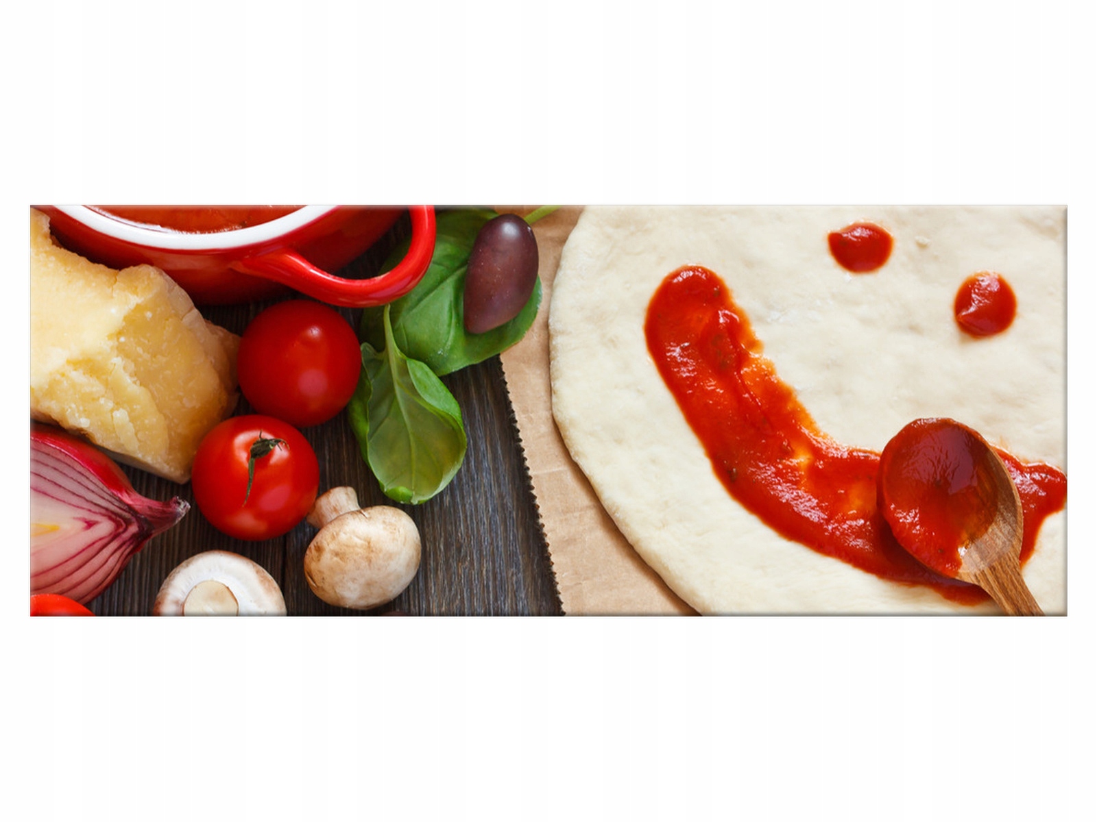 

Obraz Pizza domowa 100x40 Pomidor 1326A_1I Płótno