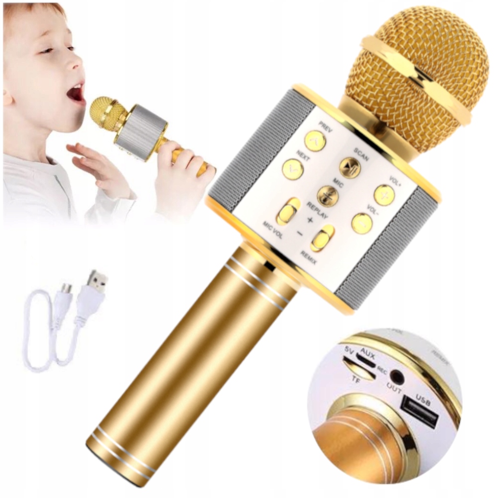 

Mikrofon Bezprzewodowy Karaoke Głośnik Bluetooth