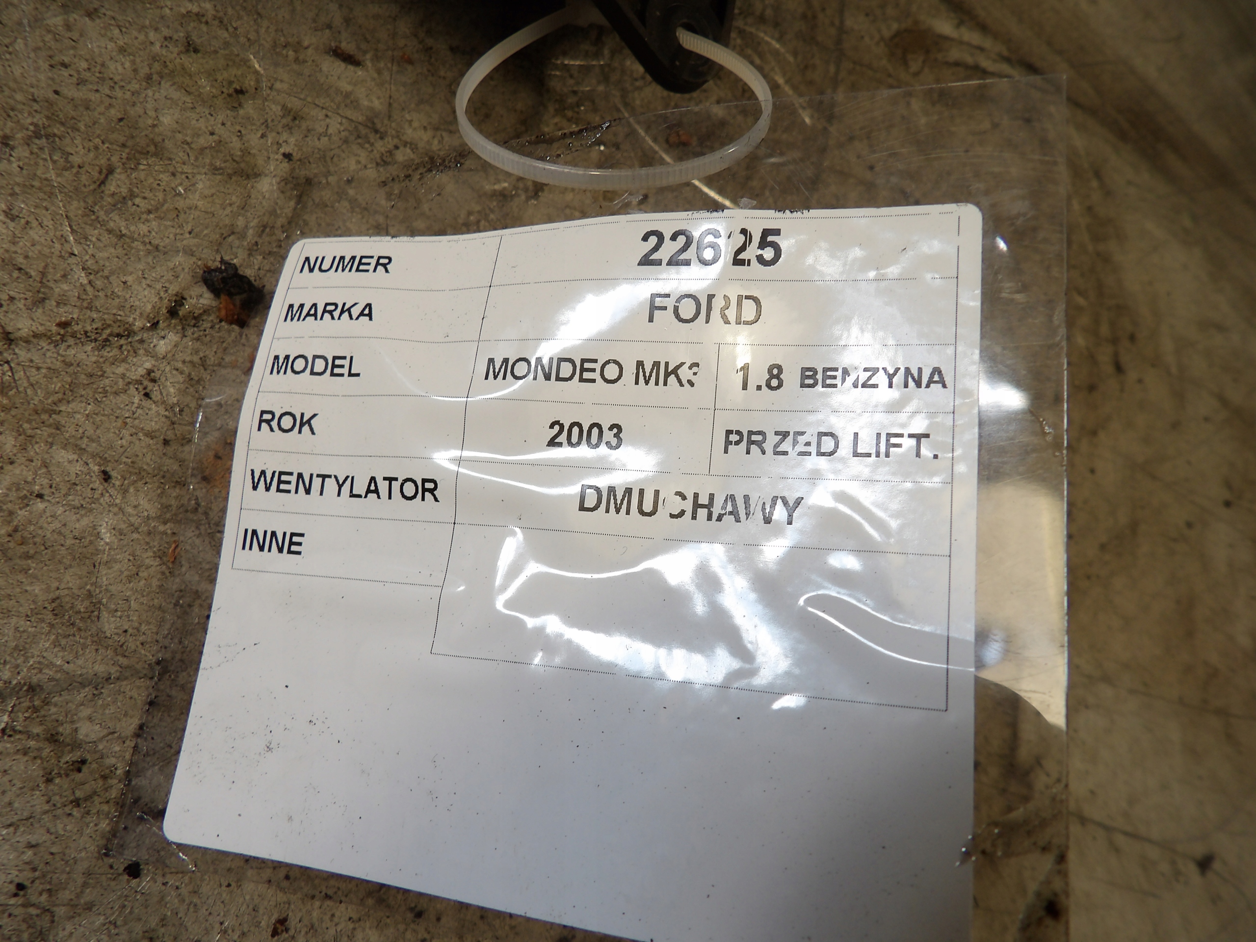 Ford Mondeo MK3 ventilátor topení 1S7H-18456-AB