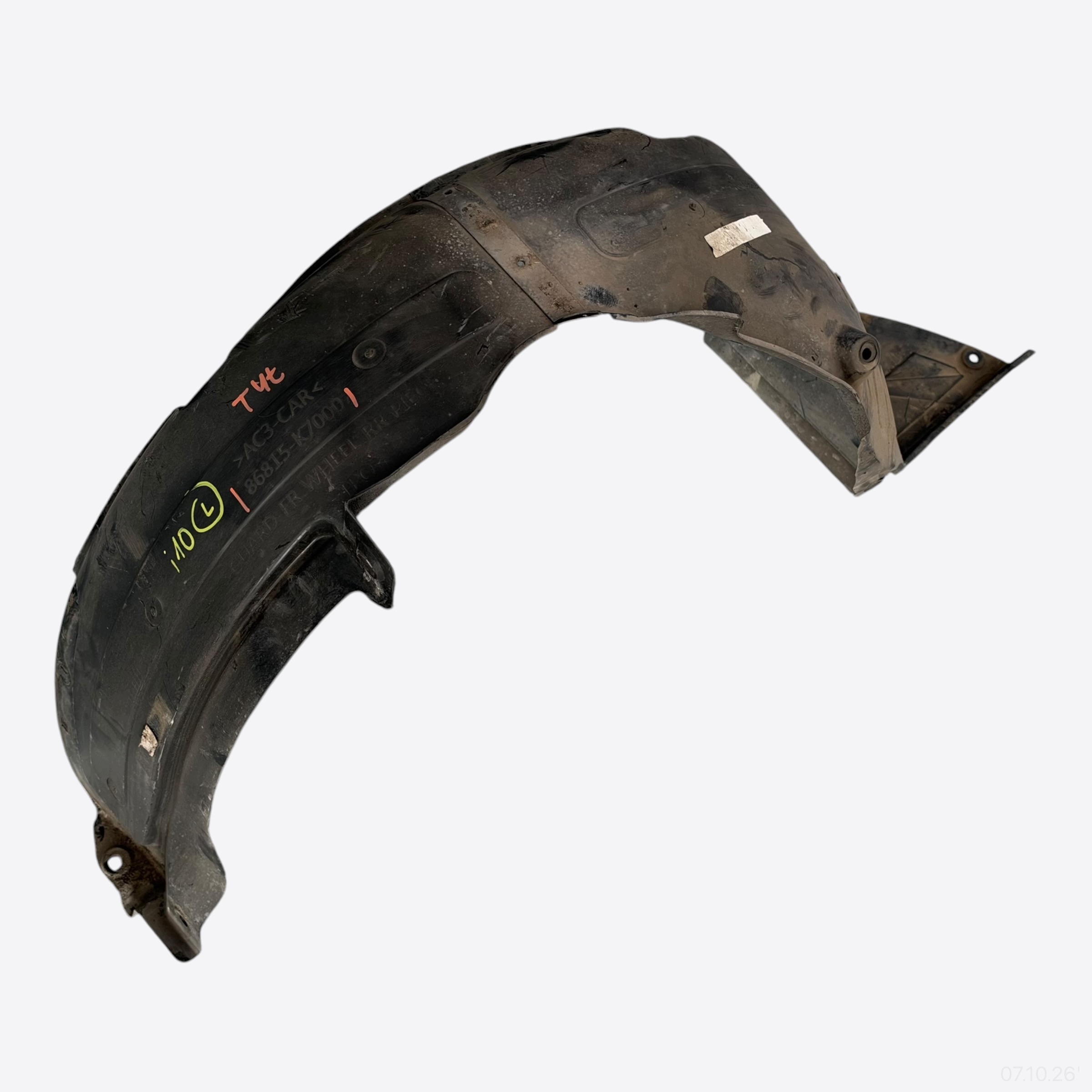 mudguard front left HYUNDAI I10 III 2022 year 86815-K7000