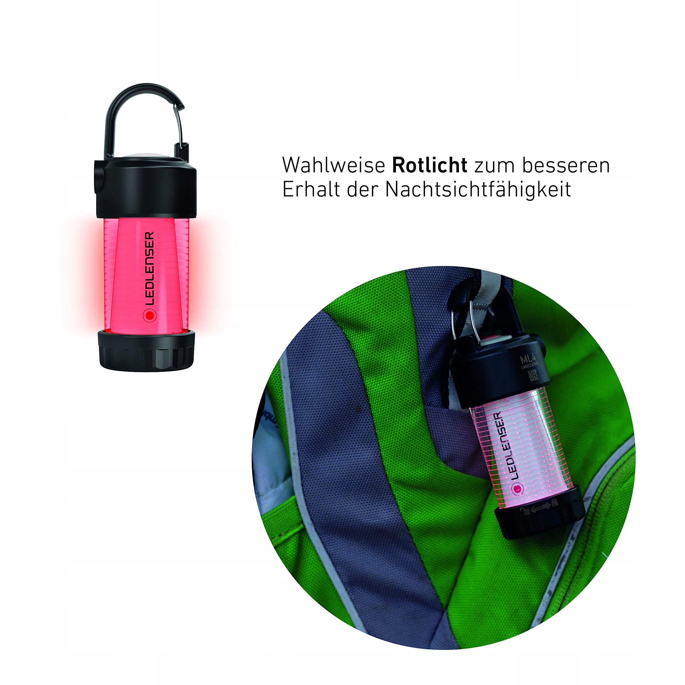 Ledlenser Lampa Turystyczna Kempingowa Regulowana — miniatura 6
