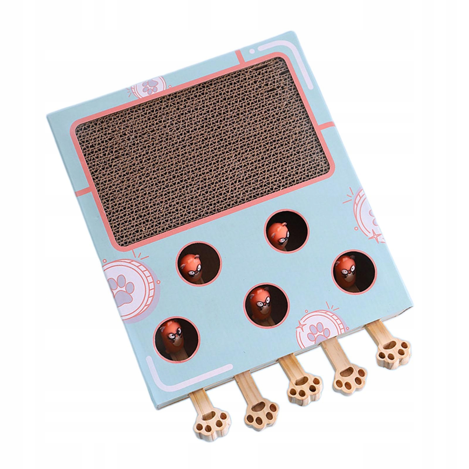 3v1 kreativní interaktivní škrabací deska pro kočky kočička hračka pro dr