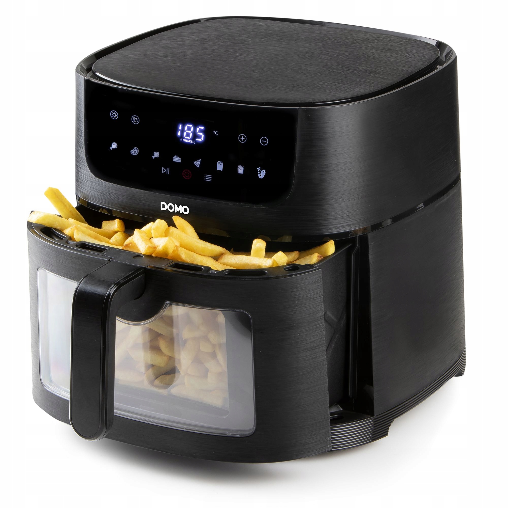 Domo DO543FR Fritéza bez tuku Airfryer 1800 W 8 l Černá 541D277