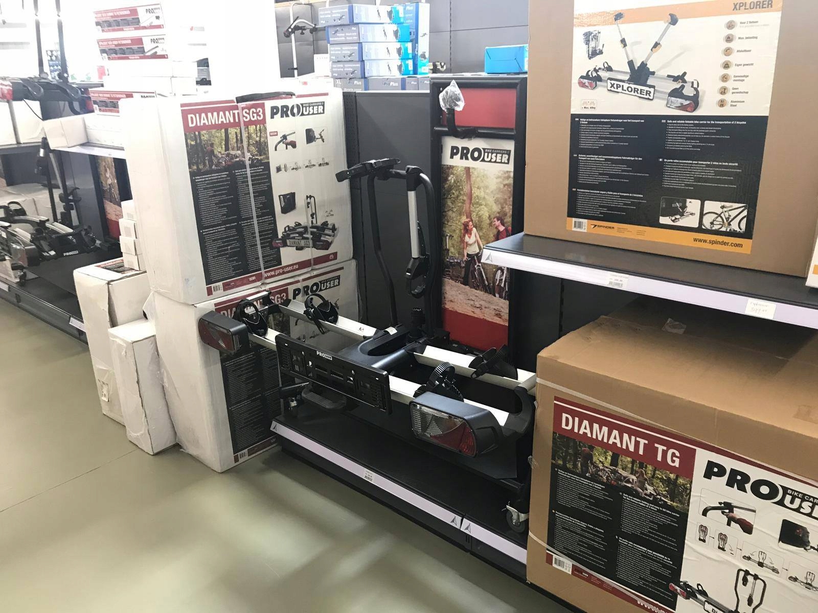 BAGAZNIK ROWEROWY NA HAK NA 2 ROWERY PROUSER Color black