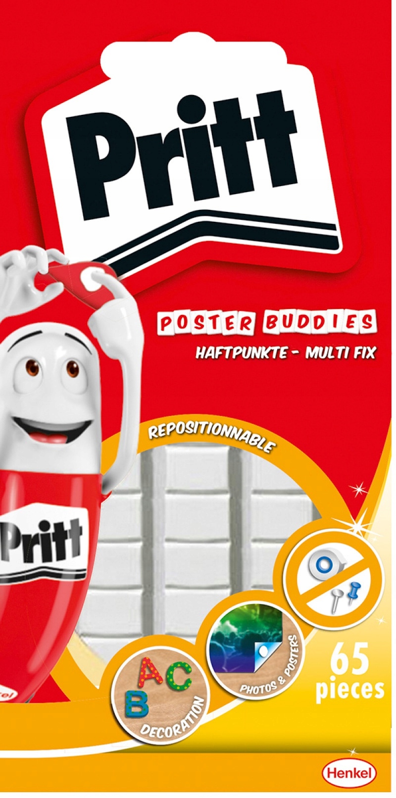

Masa mocująca Pritt On&off 65szt 35g