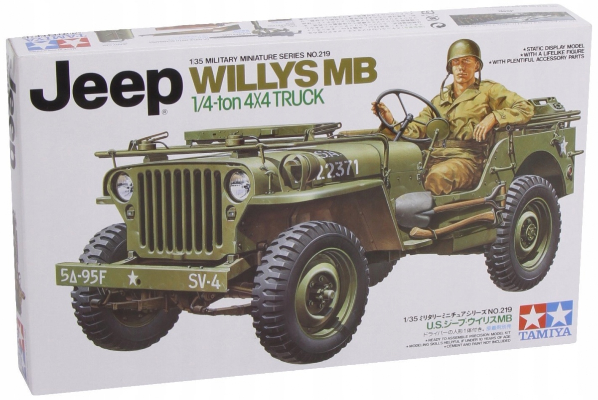 Model Tamiya Jeep Willys Mb