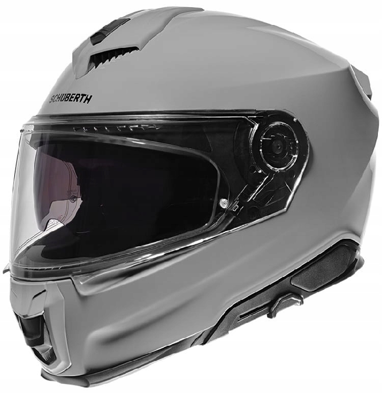 Integrálna Motocyklová Prilba Schuberth S3 Šedá Concrete Grey