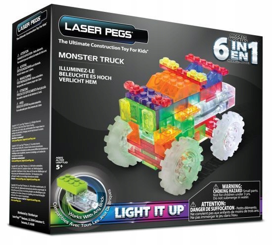 

Laser Pegs 6 In 1 Monster Truck ZD110B
