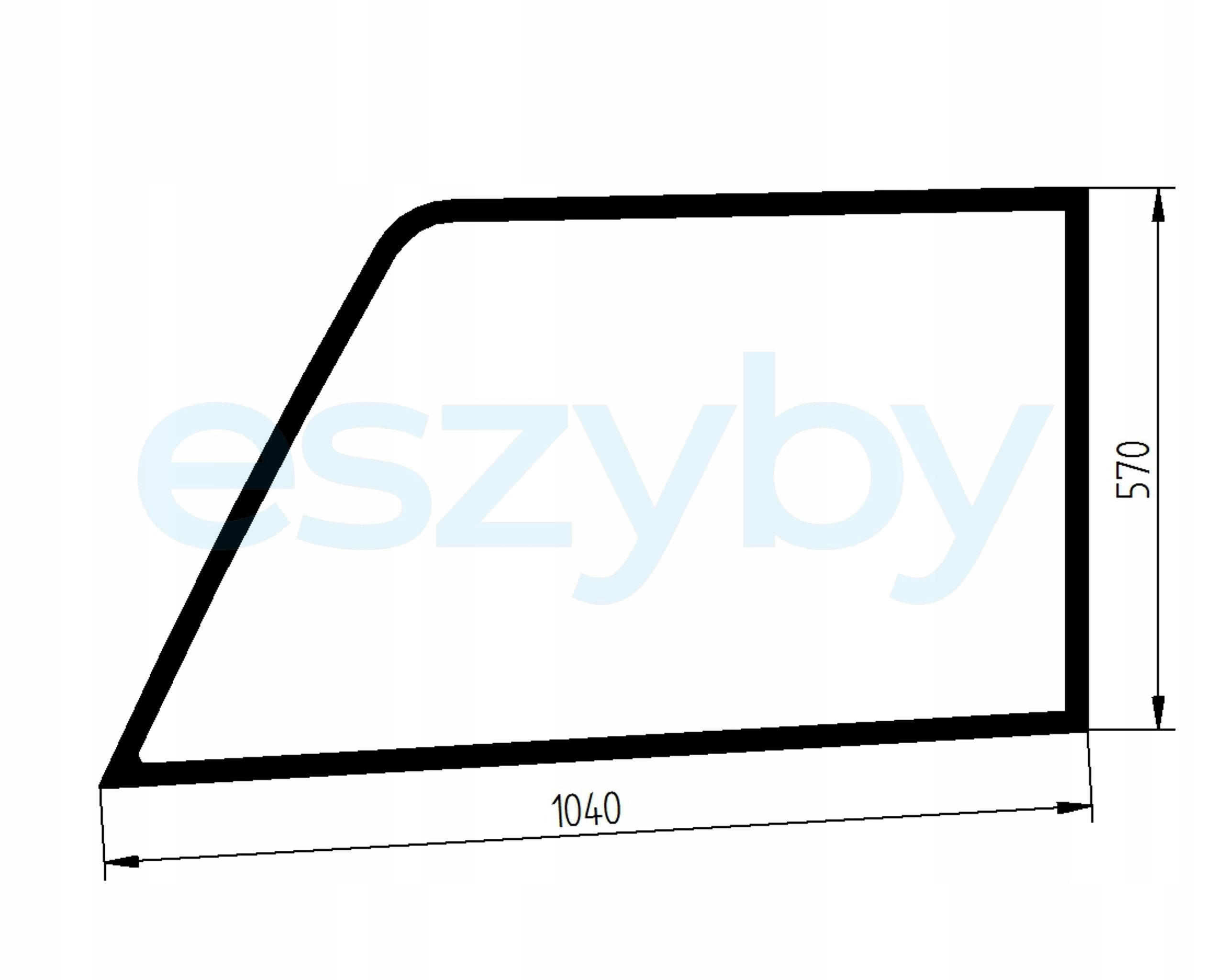 sklo teleskopický nakladač Manitou dveře 551251