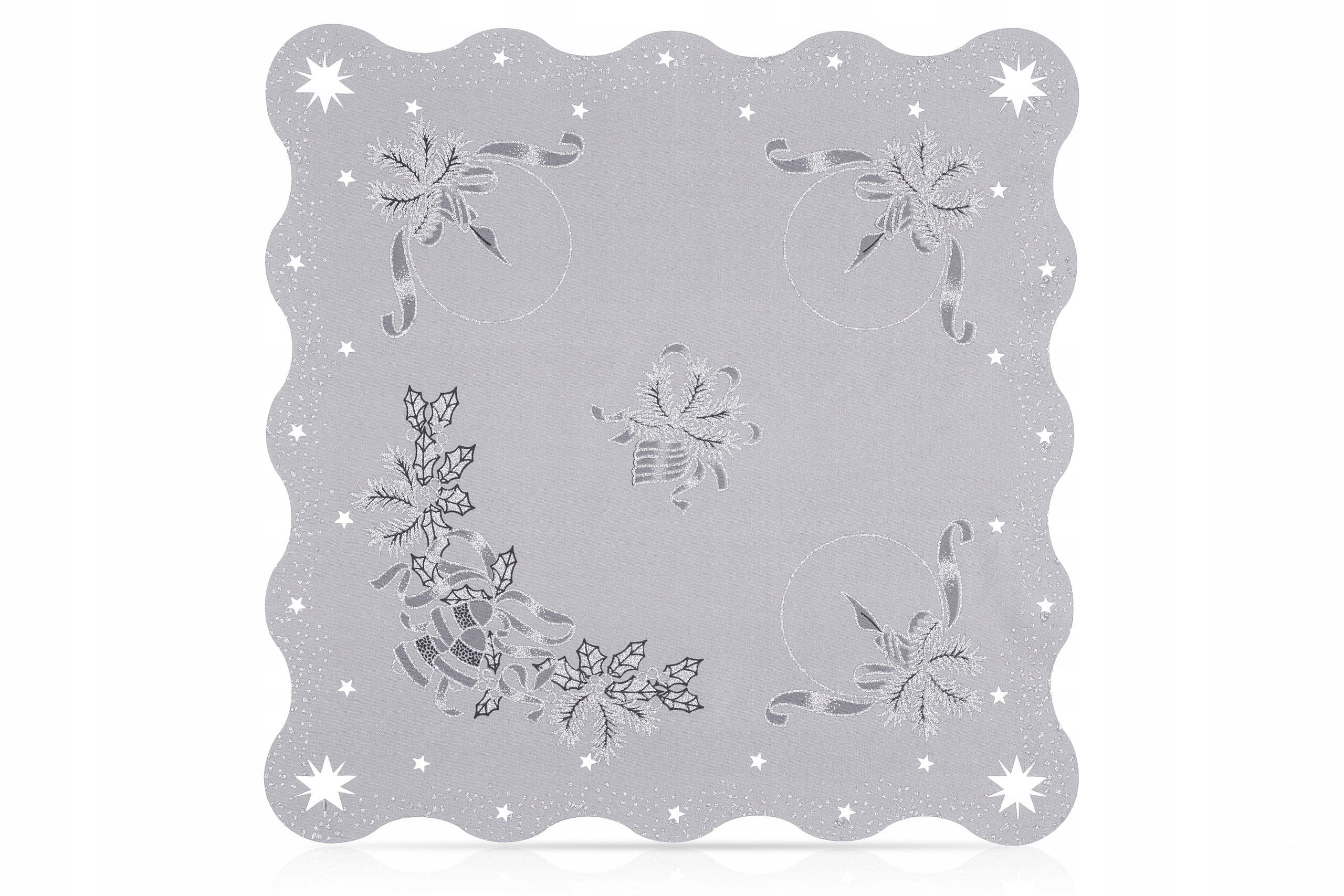 

serwetka Świąteczna 45x45 Święta bieżnik Popiel