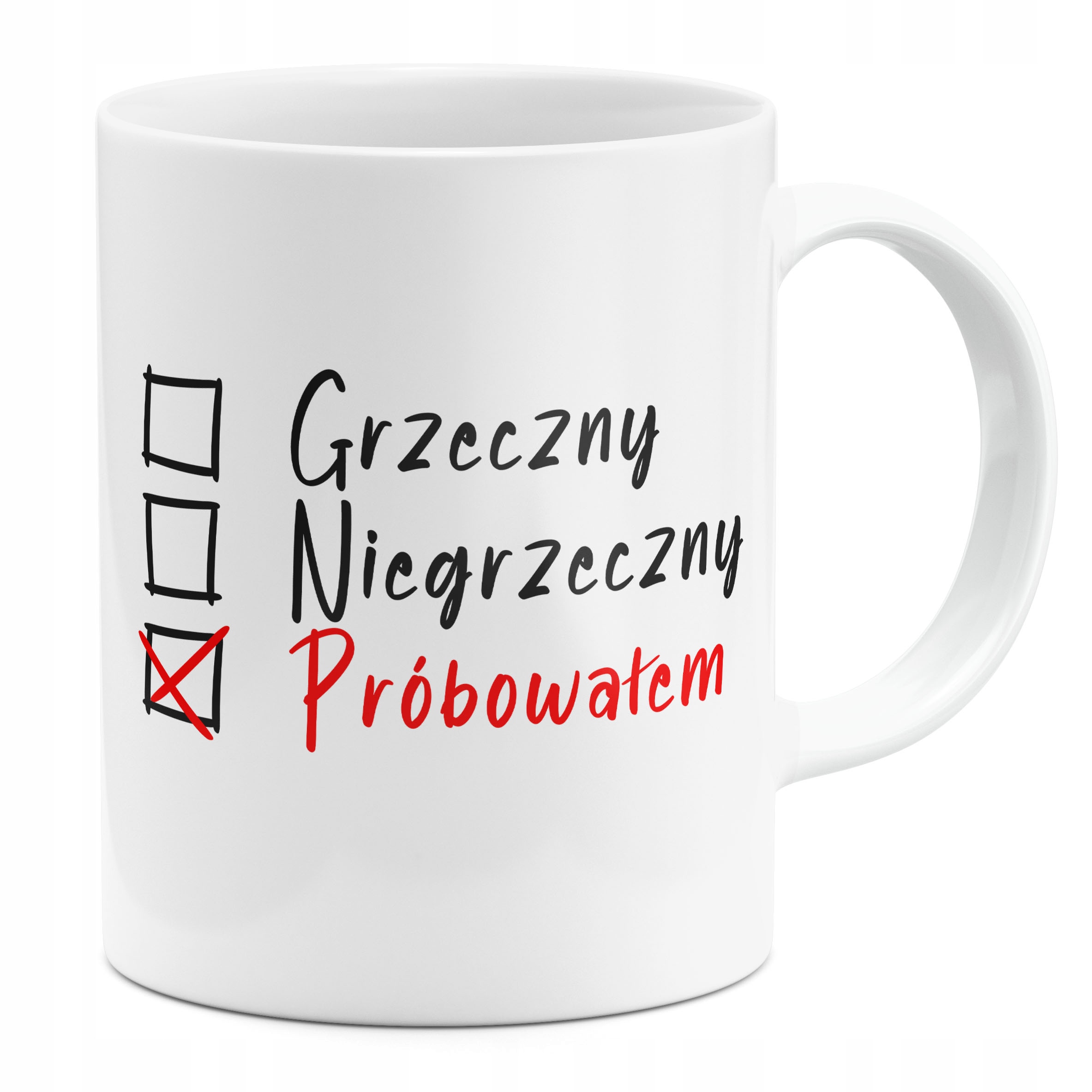 

Grzeczny Niegrzeczny Kubek Świąteczny Mikołaj