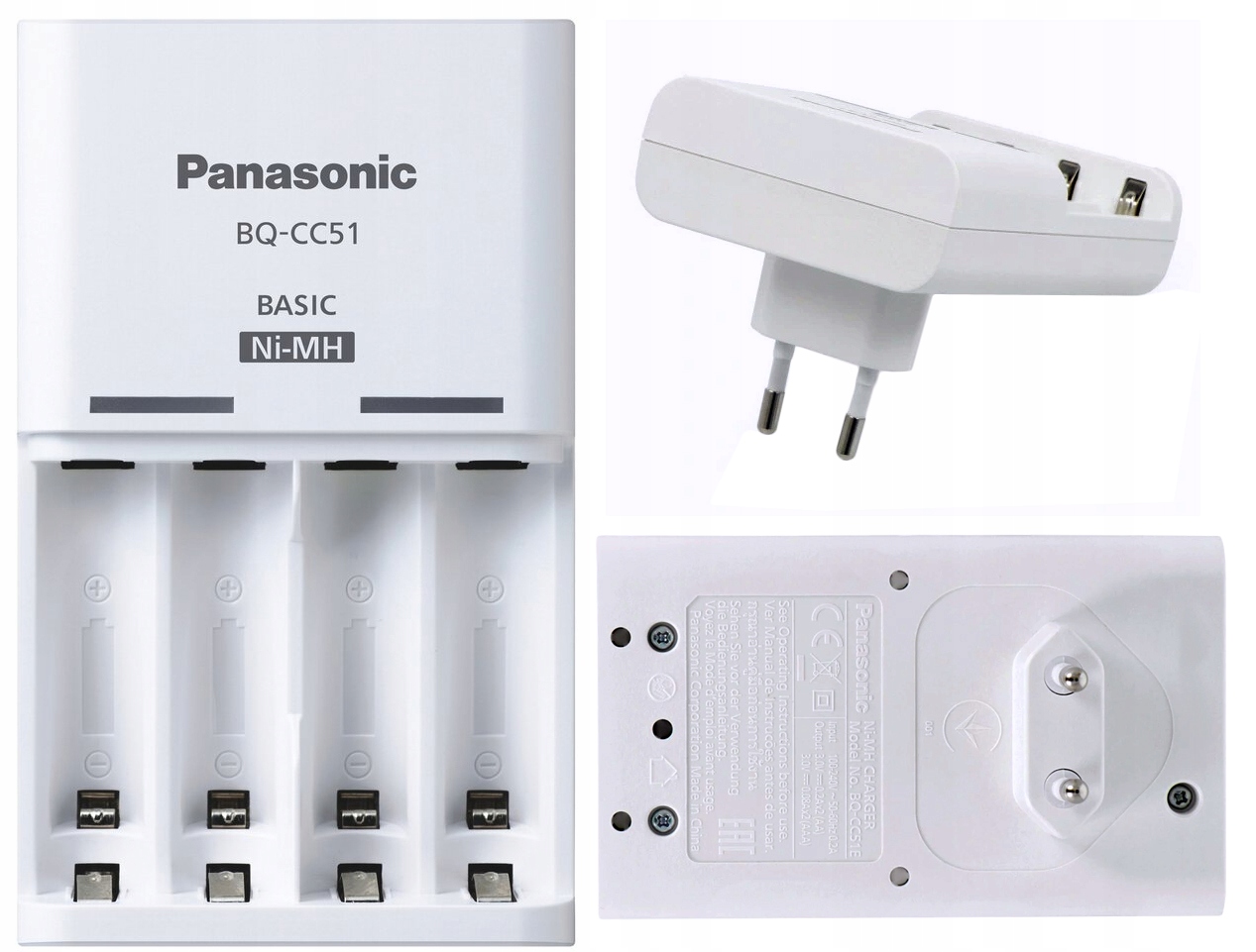 Зарядное устройство ENELOOP 4X AA 4x AAA 4X R6 4X R3 LED количество аккумуляторов, заряжаемых одновременно 4