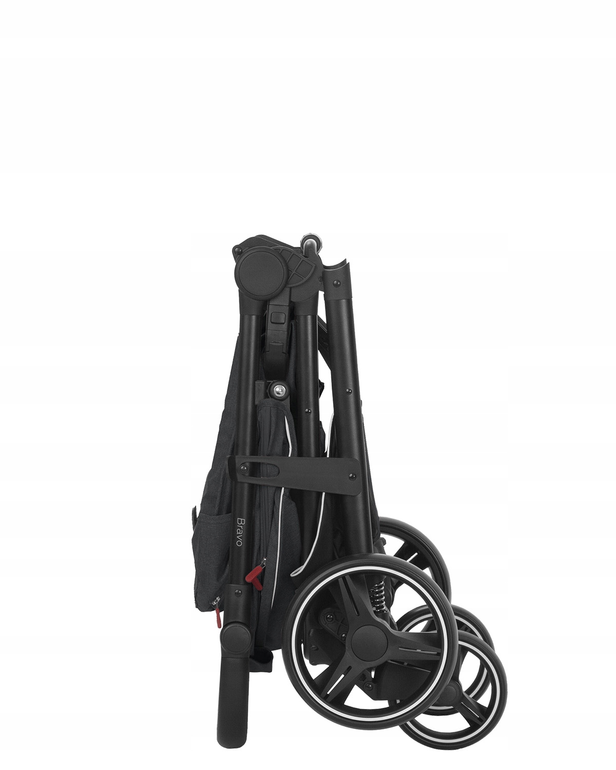 Wózek spacerowy Carrello Bravo Plus Jet Black 2023 Stelaż Aluminiowy