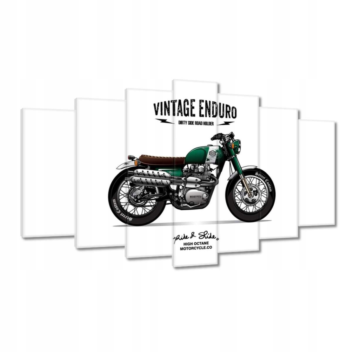 Obrazy 140x80 Motocykl Zabytek Vintage