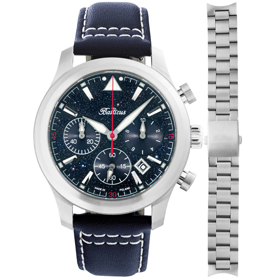 Pánské Hodinky Balticus Balfsqchave-p modré