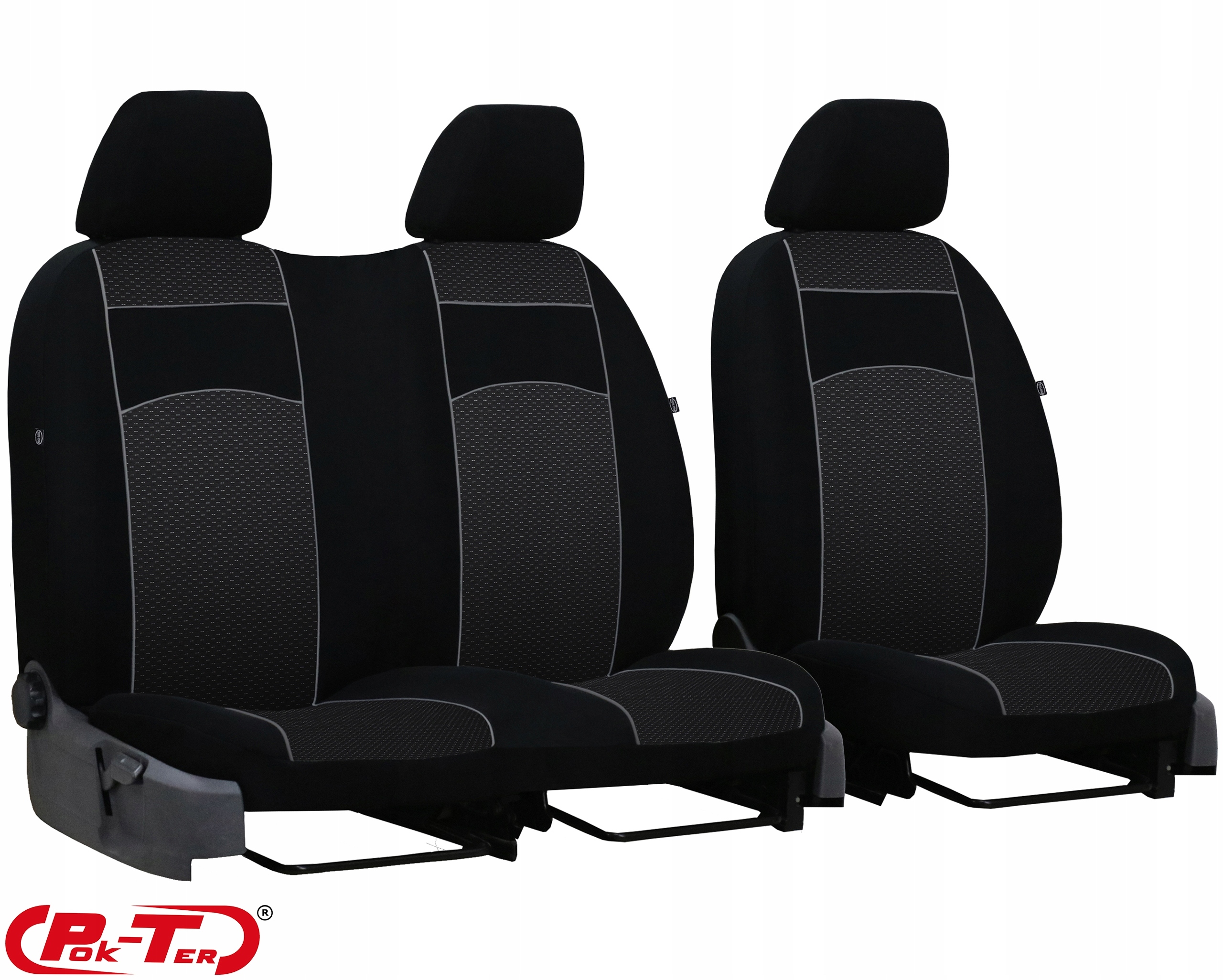 GRUBE POKROWCE MIAROWE BUS DO CITROEN BERLINGO 2+1 Rodzaj Dedykowane