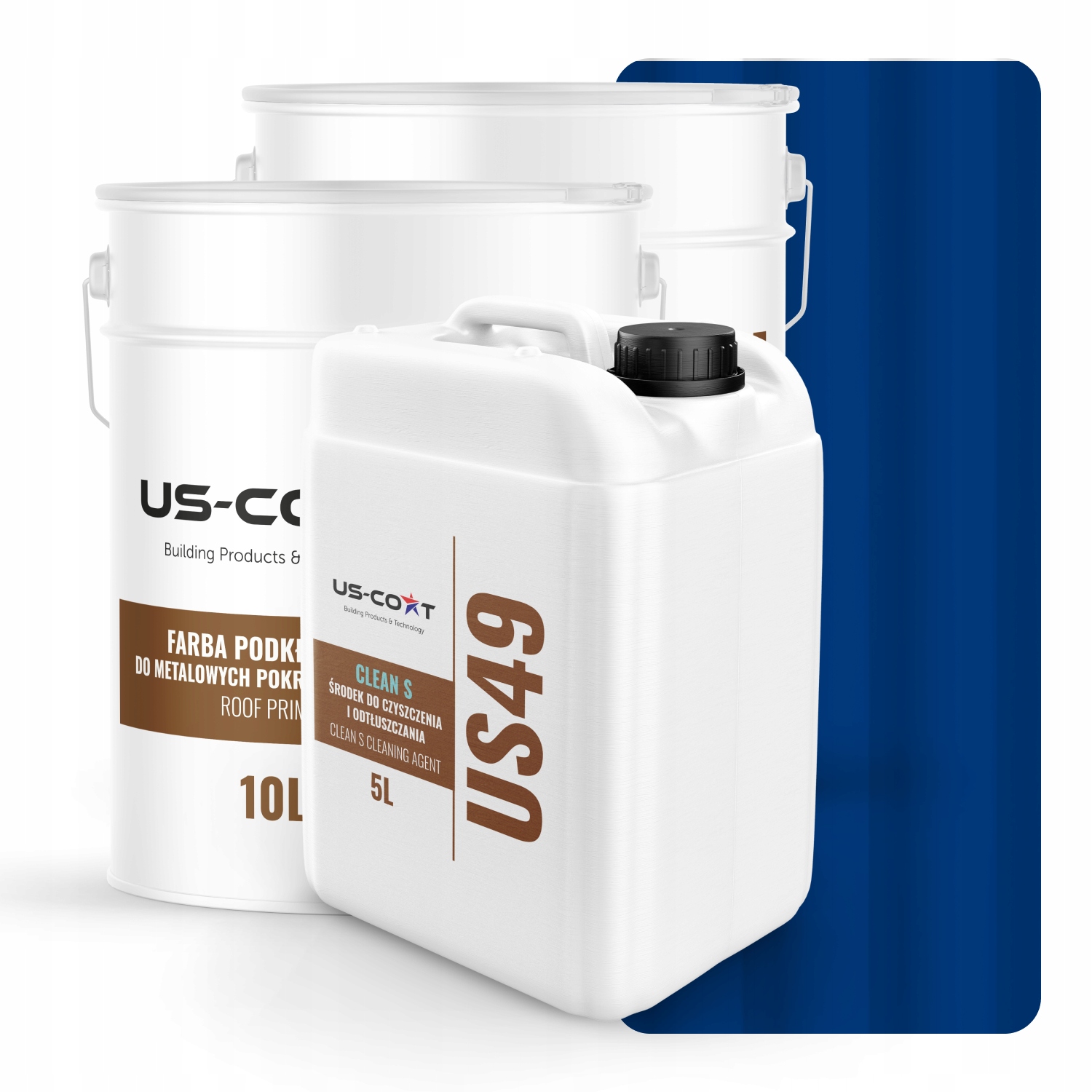 Farba Na Strechu Plechová Základná Súprava Modrá Ultramarínová Ral 5002 74m2 Lesklá