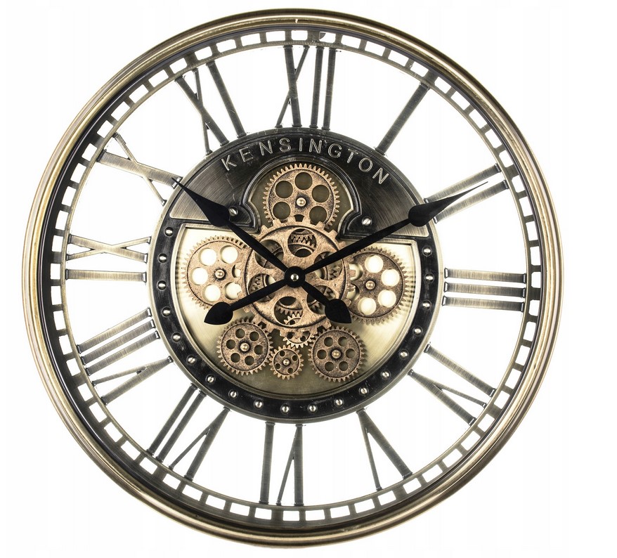 

Zegar Treviso złoty metalowy ścienny dekoracja