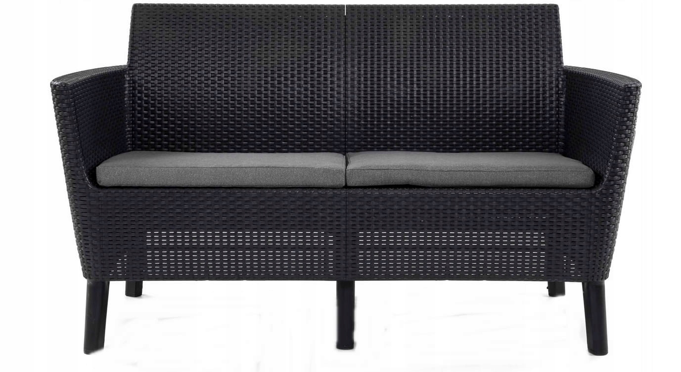 Keter Salemo Záhradná Pohovka Lavička Záhradný Nábytok Antracit