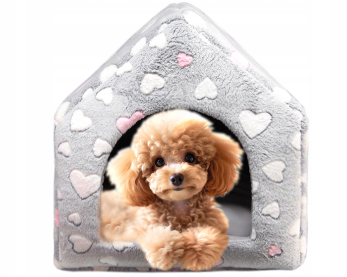 Levně Pelíšek domeček pro psa budka pro malého psa dům buda york pudl maltézský