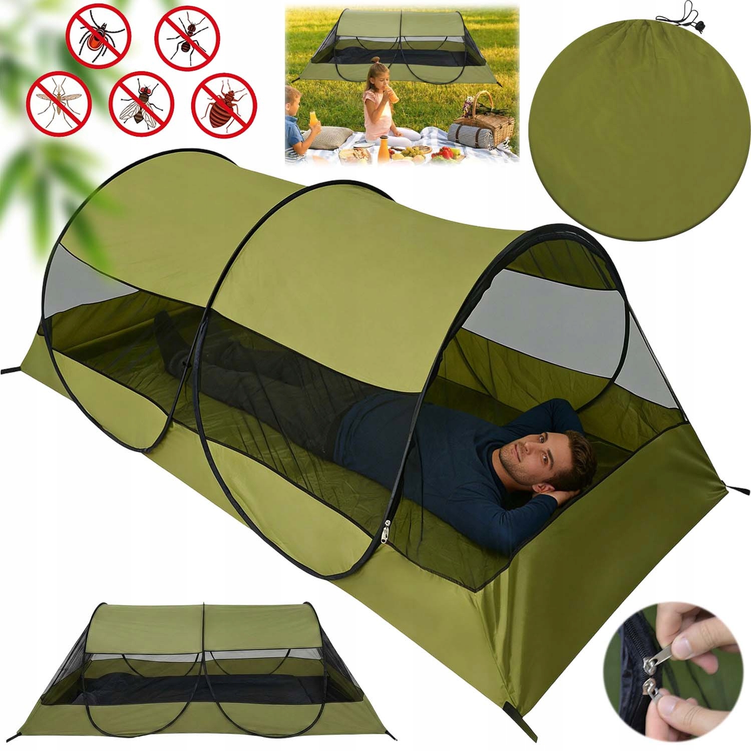 Stan Pro 1 Osobu, Přenosný, Zabraňte Napadení Komáry A Mouchami