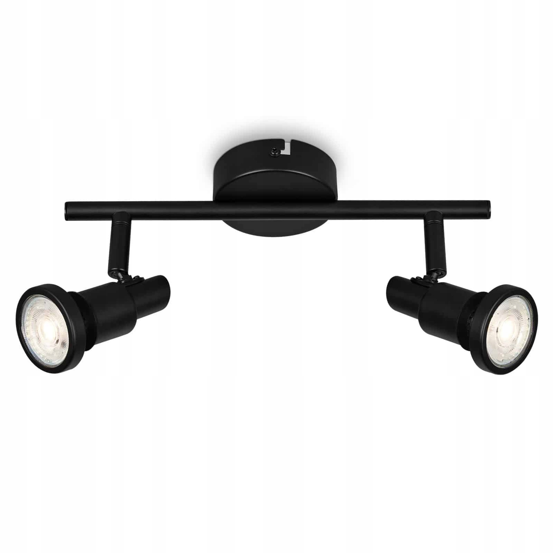 Briloner Led bodové svítidlo 2xGU10 4,8W, 400lm, černá, IP44, 27,5 cm