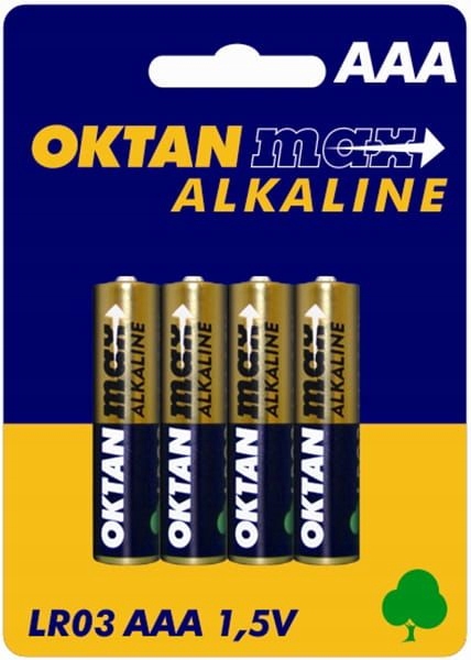 

Bateria alkaliczna Oktan Aaa (R3) 4 szt.