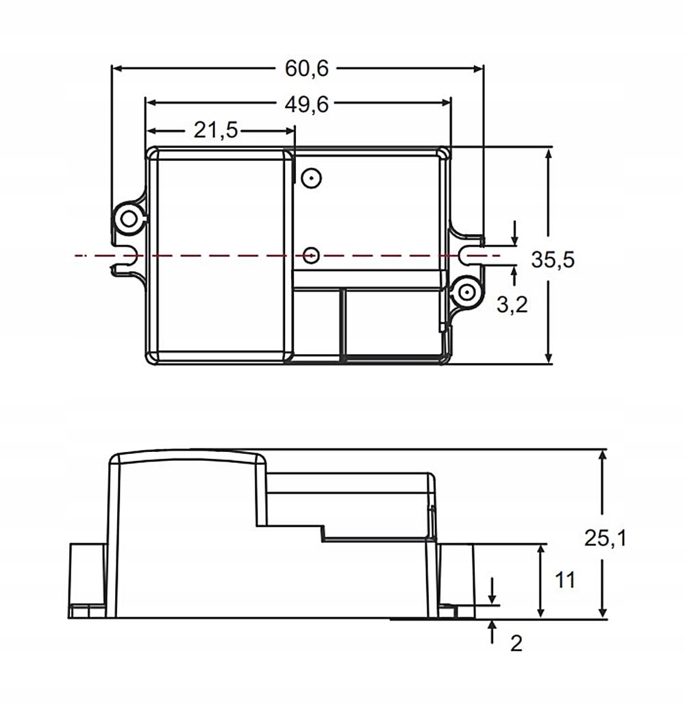 MIKROFALOWY SENSOR CZUJNIK RUCHU ID-0053 230V Kod producenta WEWNĘTRZNY MINI PROVERO