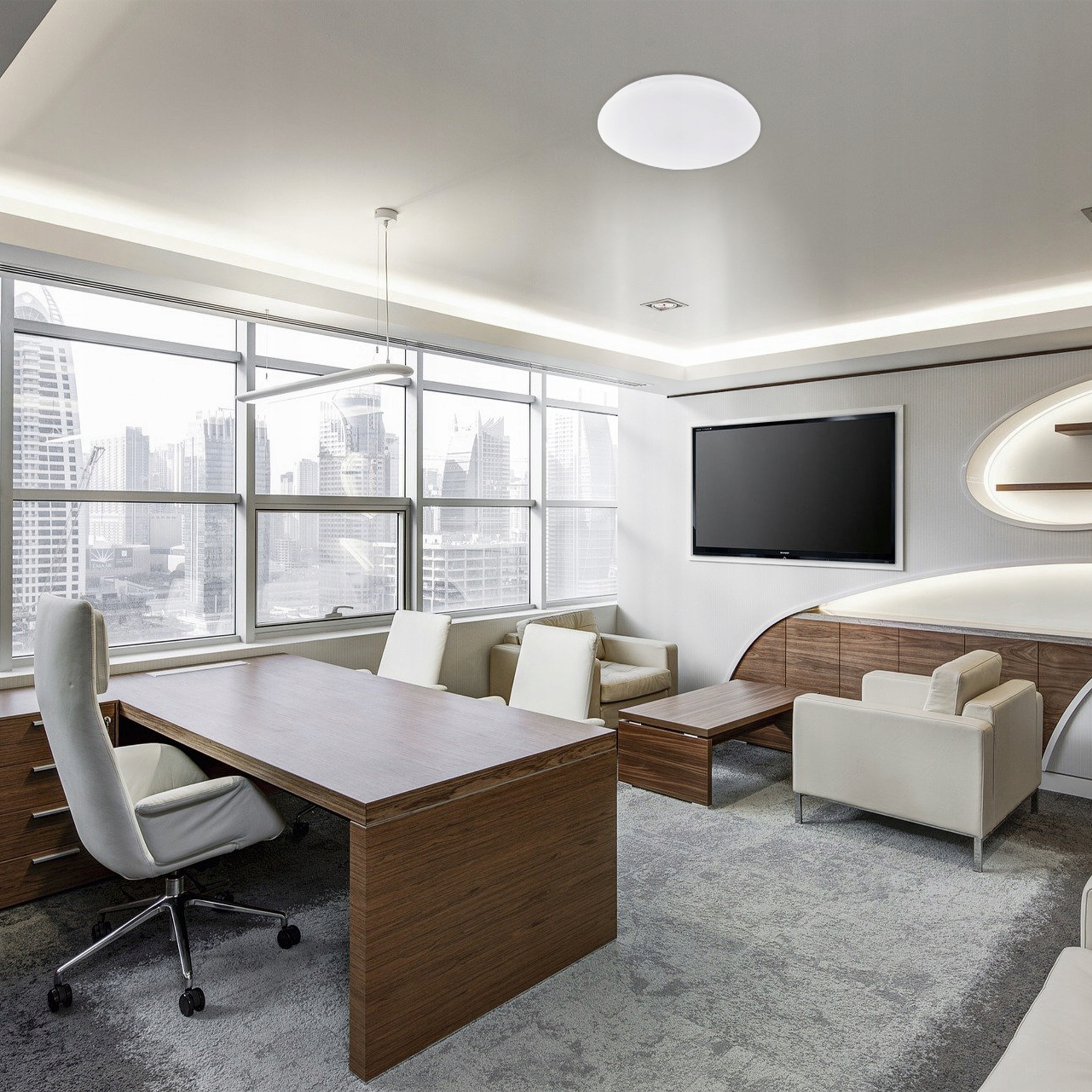 Plafon LED 12W CZUJNIK RUCHU łazienkowy IP44 NATYNKOWY sufitowy LAMPA panel Rodzaj plafon