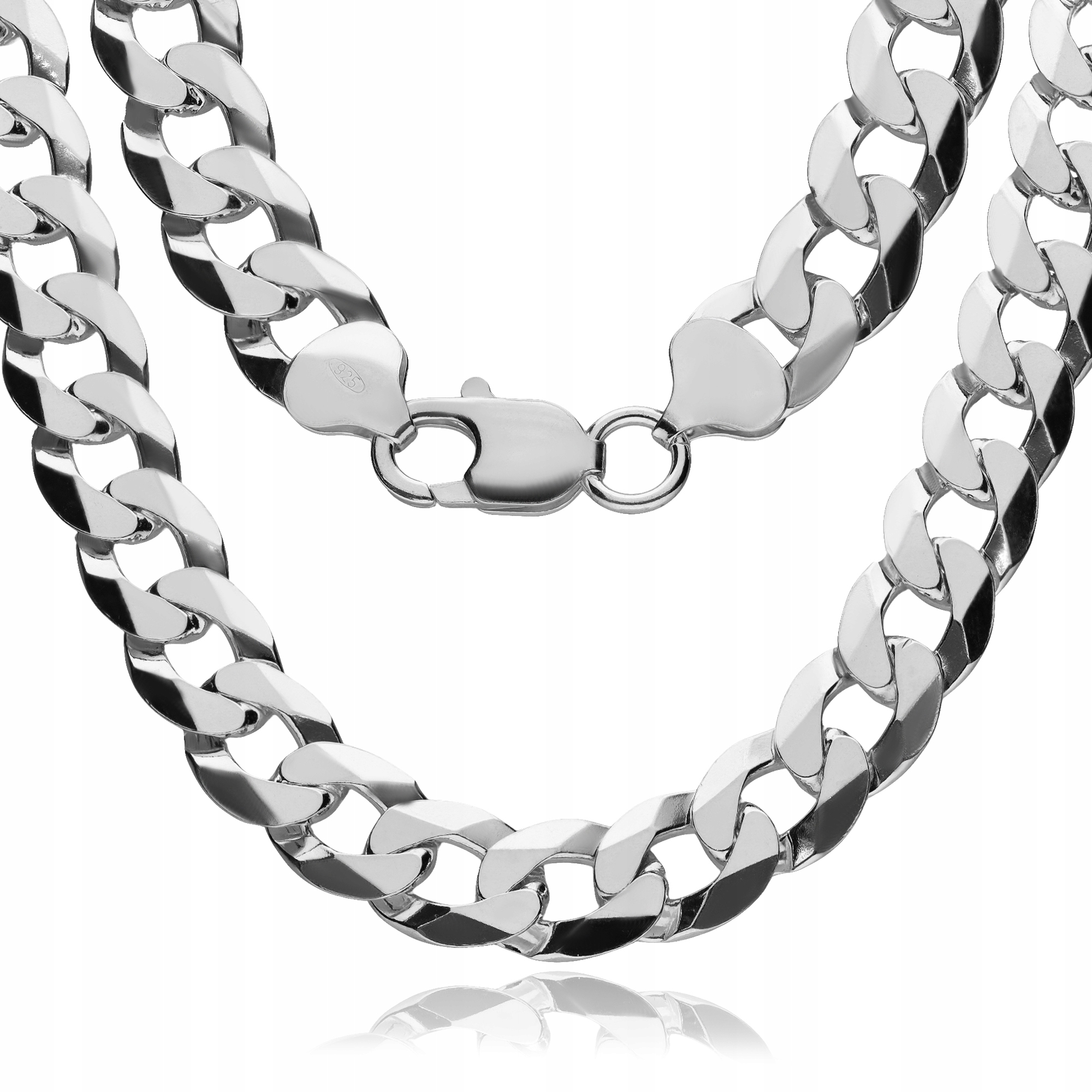 Pancr Stříbrný Silný Pánský Řetěz Pancer 55 cm