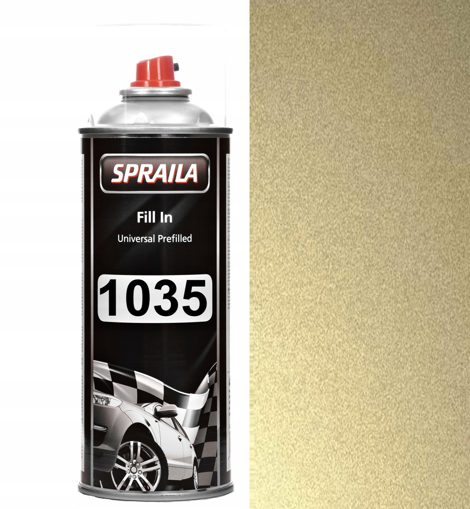 Lakier Farba Do Aluminium Ral 1035 Mat Spray 400 ML