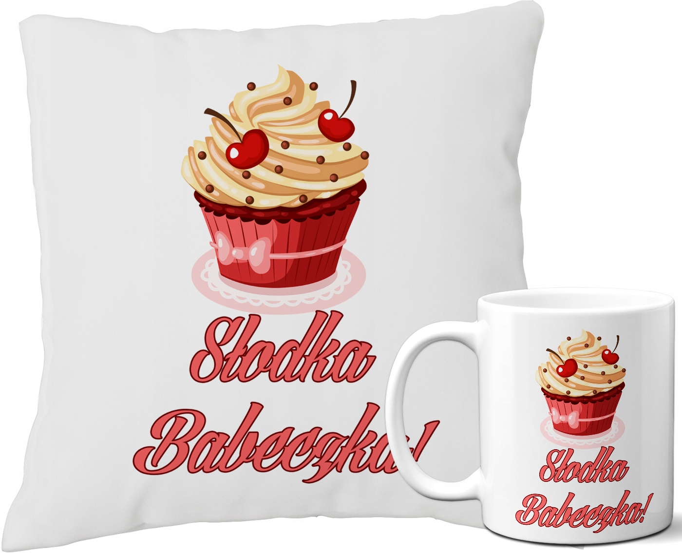 ZESTAW PODUSZKA + KUBEK - PREZENT DZIEŃ MAMY MATKI