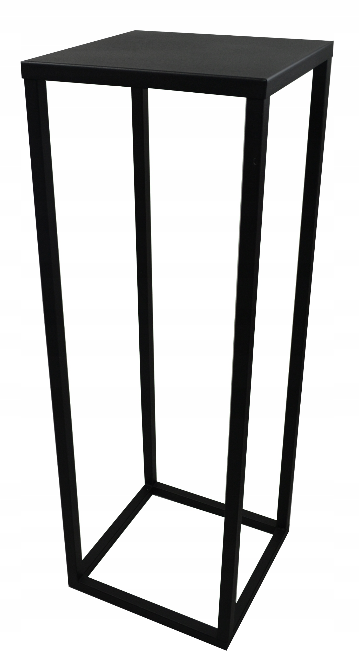 

Kwietnik metalowy loft 70 cm solidny 16mm czarny