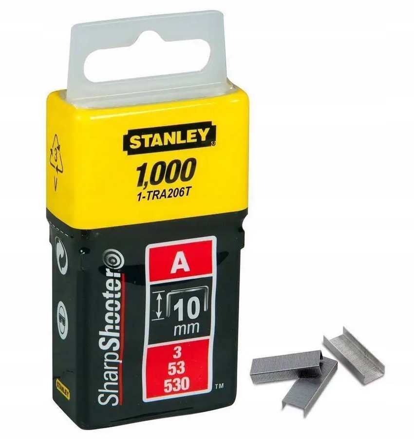 ZSZYWKI ZSZYWKA TYP A 10MM 1000SZT TAPICER STANLEY