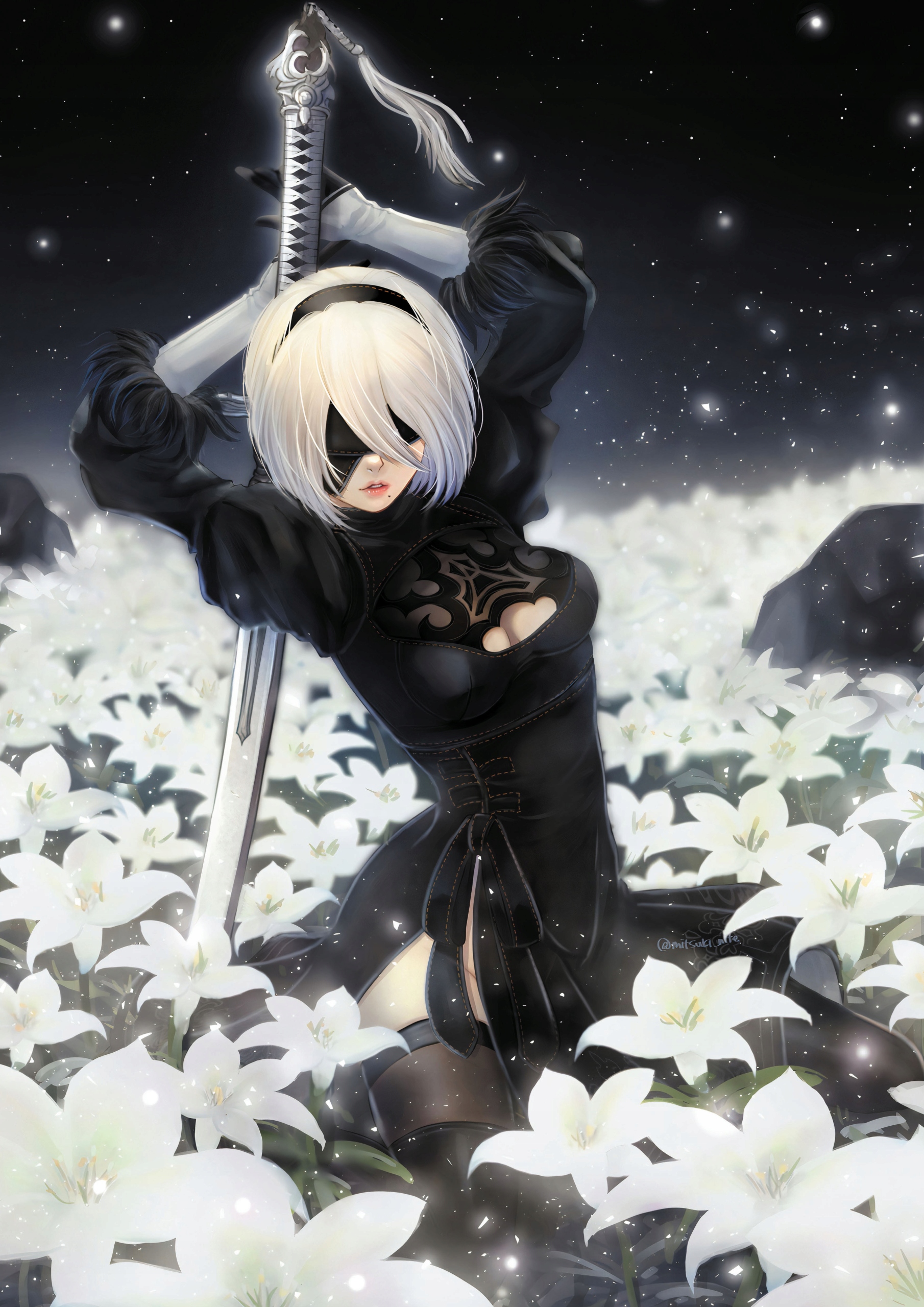 

Plakat A3 Nier: Automata Anime Gra 2B