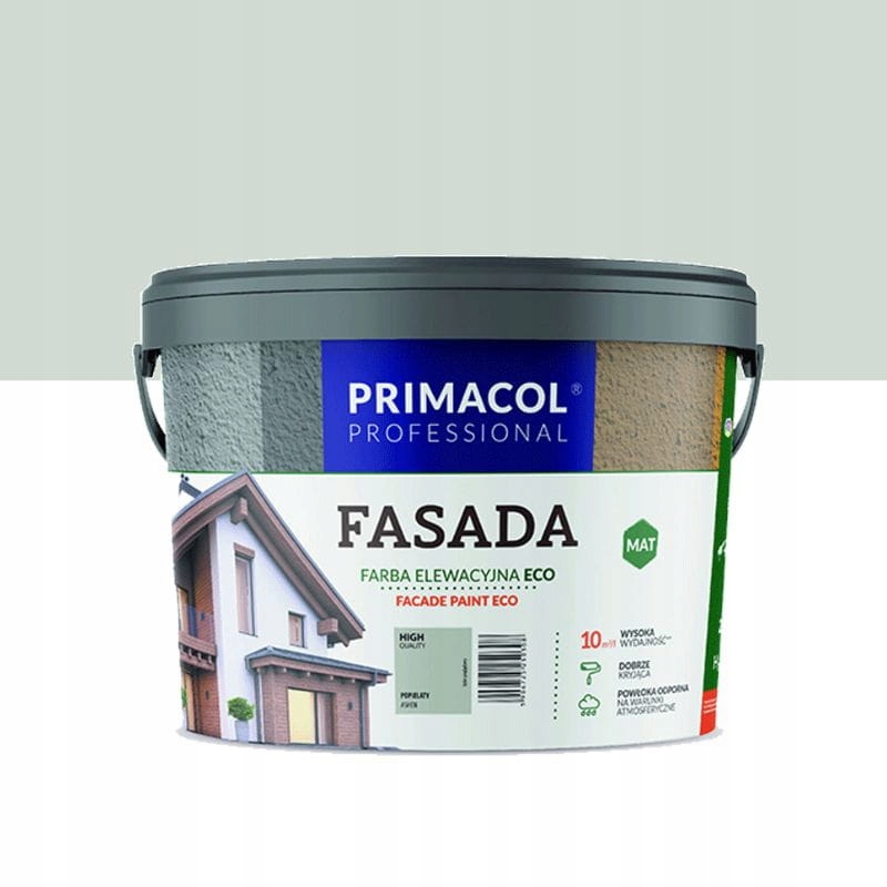 

Primacol Fasada Eco Farba Elewacyjna Popiel 4,5L