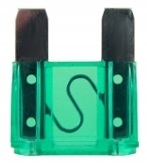 

Bezpiecznik Płytkowy 30A Maxi Duży Zielony