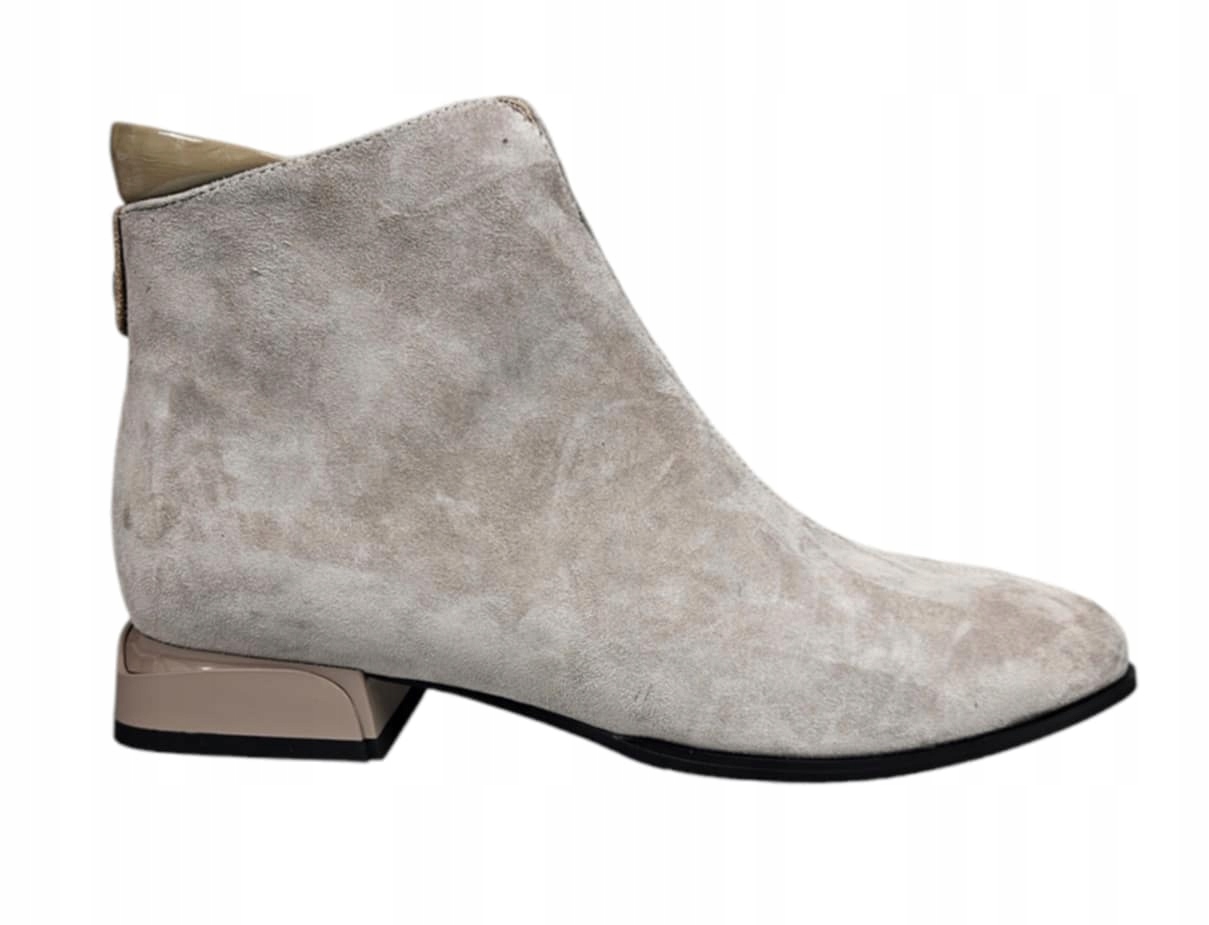 Cambell Kotníkové Boty Na Plochém Podpatku 24-55306 Béžové vel.39