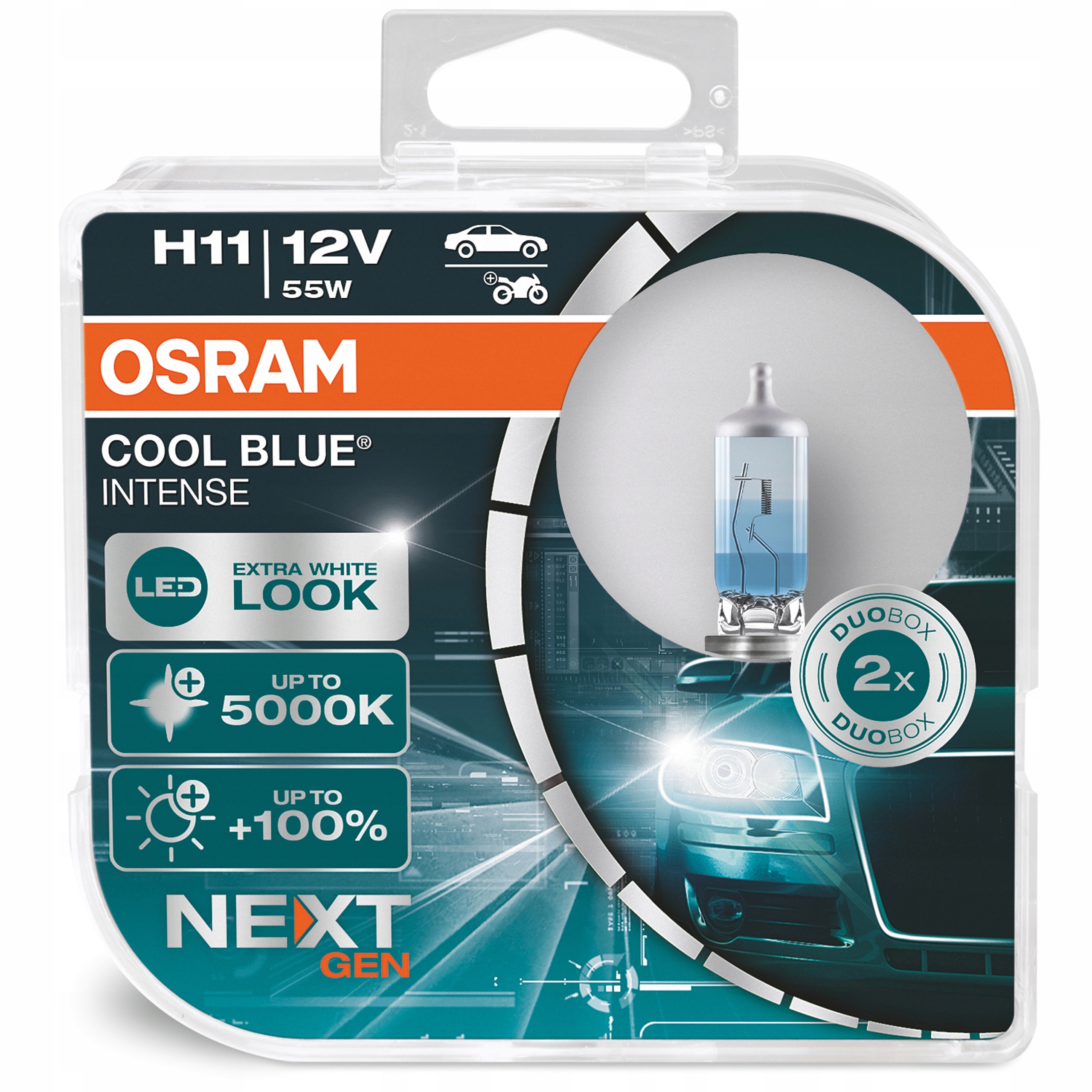 

Powystawowe Osram H11 Cool Blue Intense NextGen